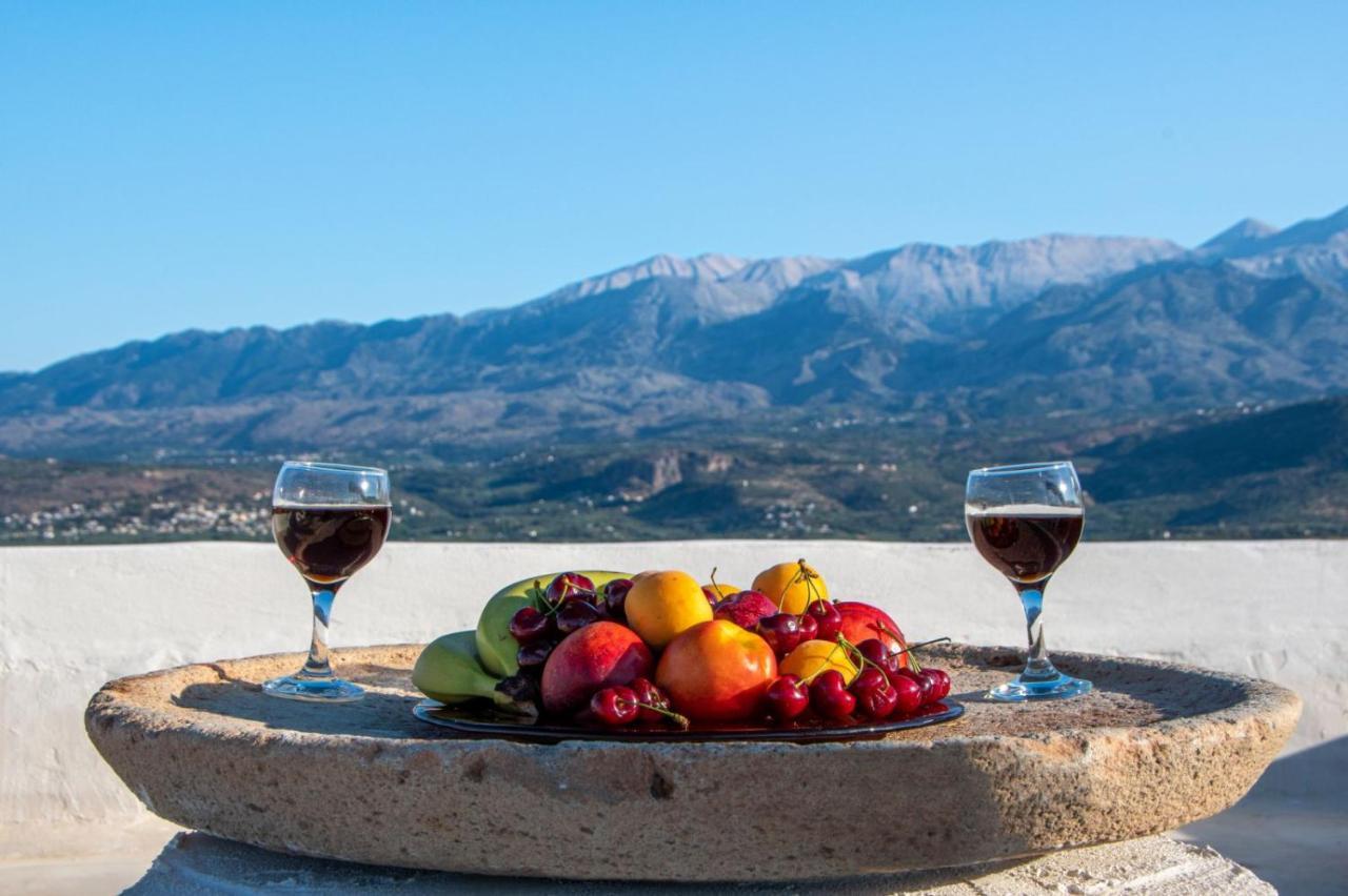 Bella-Maria At Aptera With Mountain And Sea View !! Chania  Exteriér fotografie