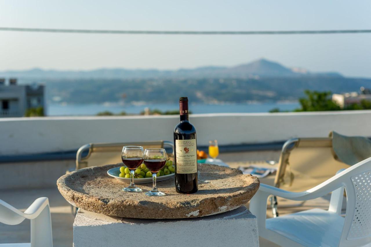 Bella-Maria At Aptera With Mountain And Sea View !! Chania  Exteriér fotografie
